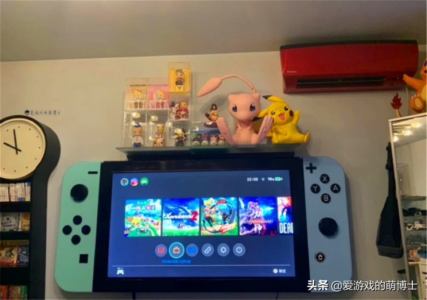 海外玩家居然打造了可以玩游戏的超大型Switch